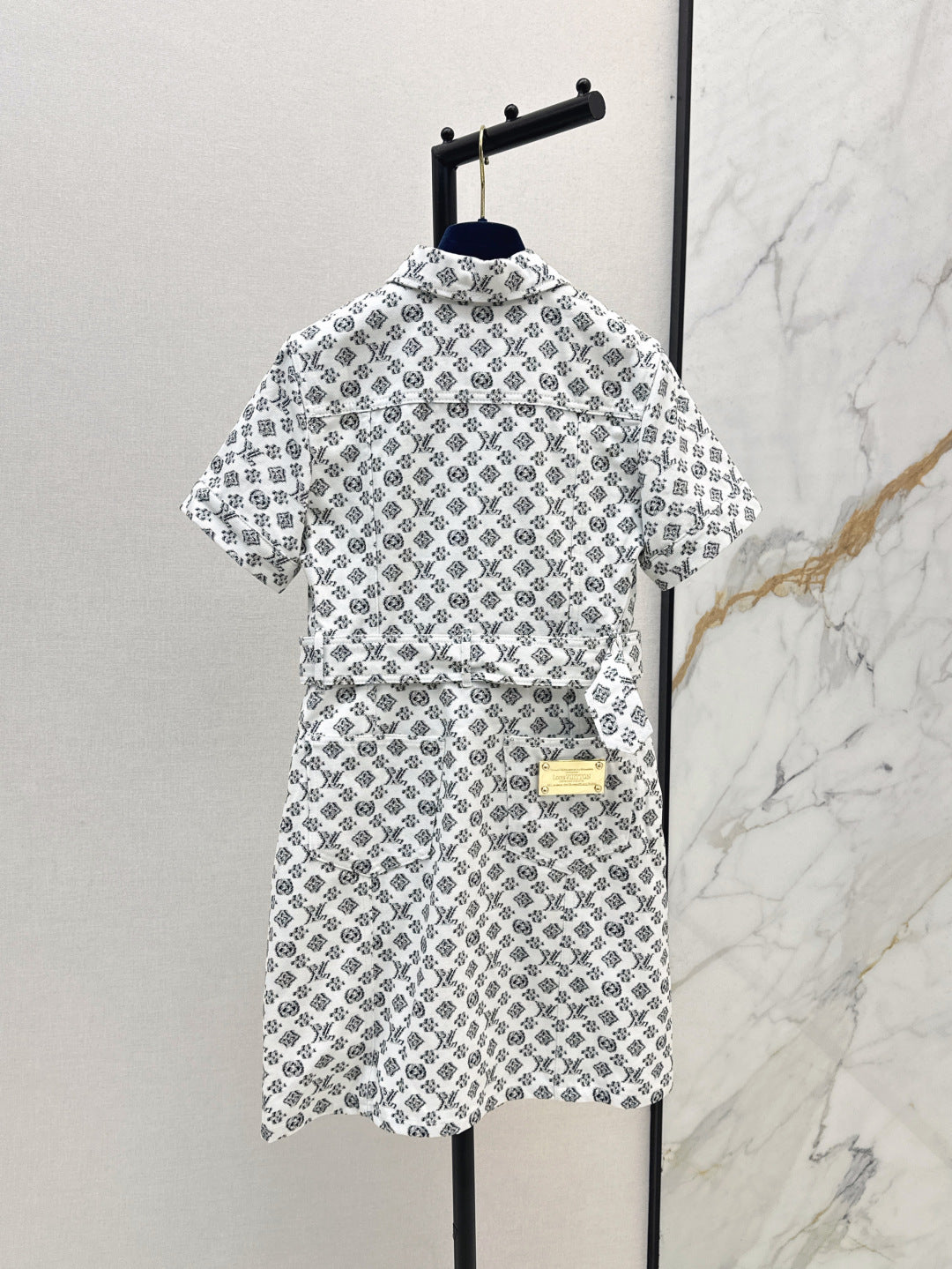 Louis 25fw jacquard dress