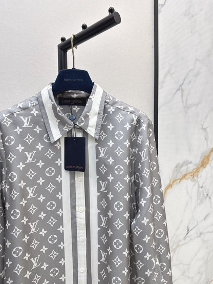 Louis 25ss silk shirt
