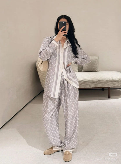 Louis 25ss silk pants