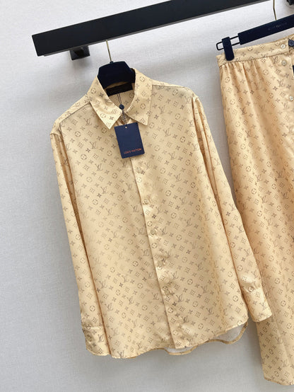 Louis 25ss monogram shirt