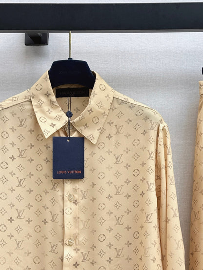 Louis 25ss monogram shirt