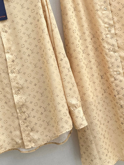 Louis 25ss monogram shirt