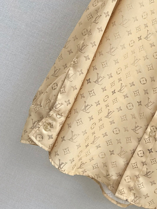 Louis 25ss monogram shirt