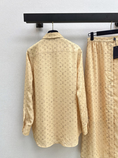 Louis 25ss monogram shirt