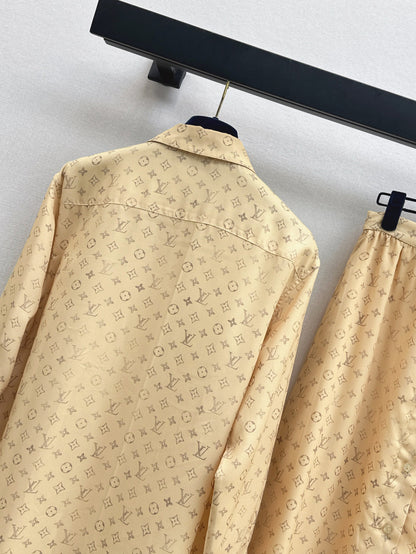 Louis 25ss monogram shirt