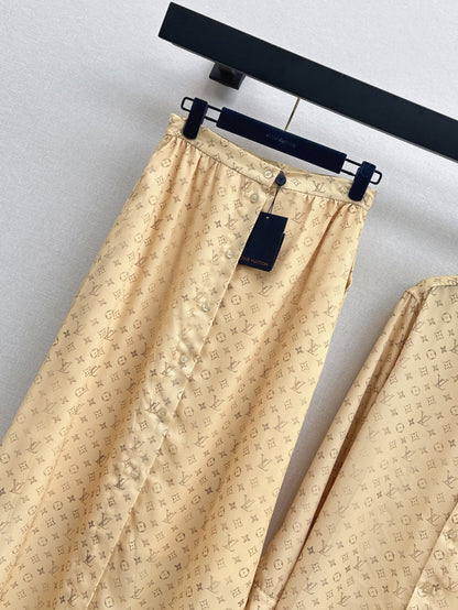 Louis 25ss monogram skirt