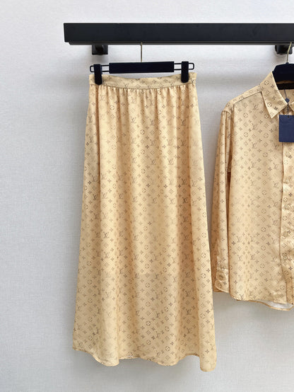 Louis 25ss monogram skirt