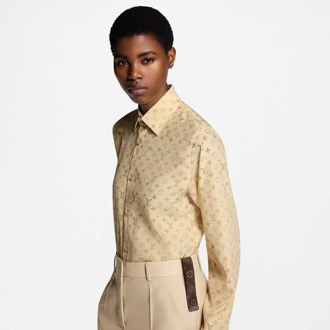 Louis 25ss monogram shirt