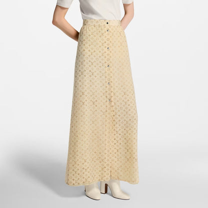 Louis 25ss monogram skirt