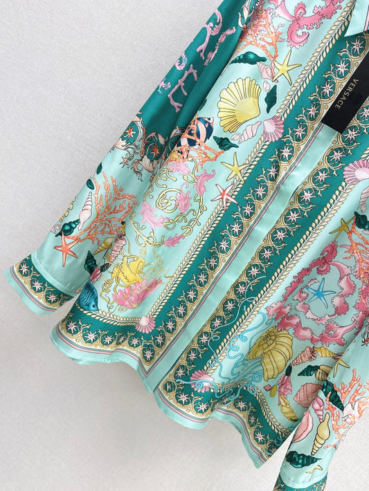 Vers 25ss silk shirt