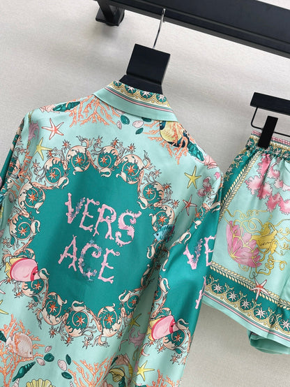 Vers 25ss silk shirt