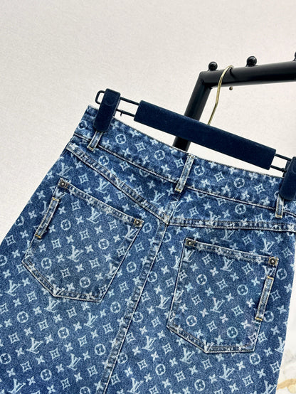 Louis 25fw jacquard skirt