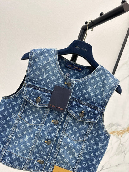Louis 25fw denim vest
