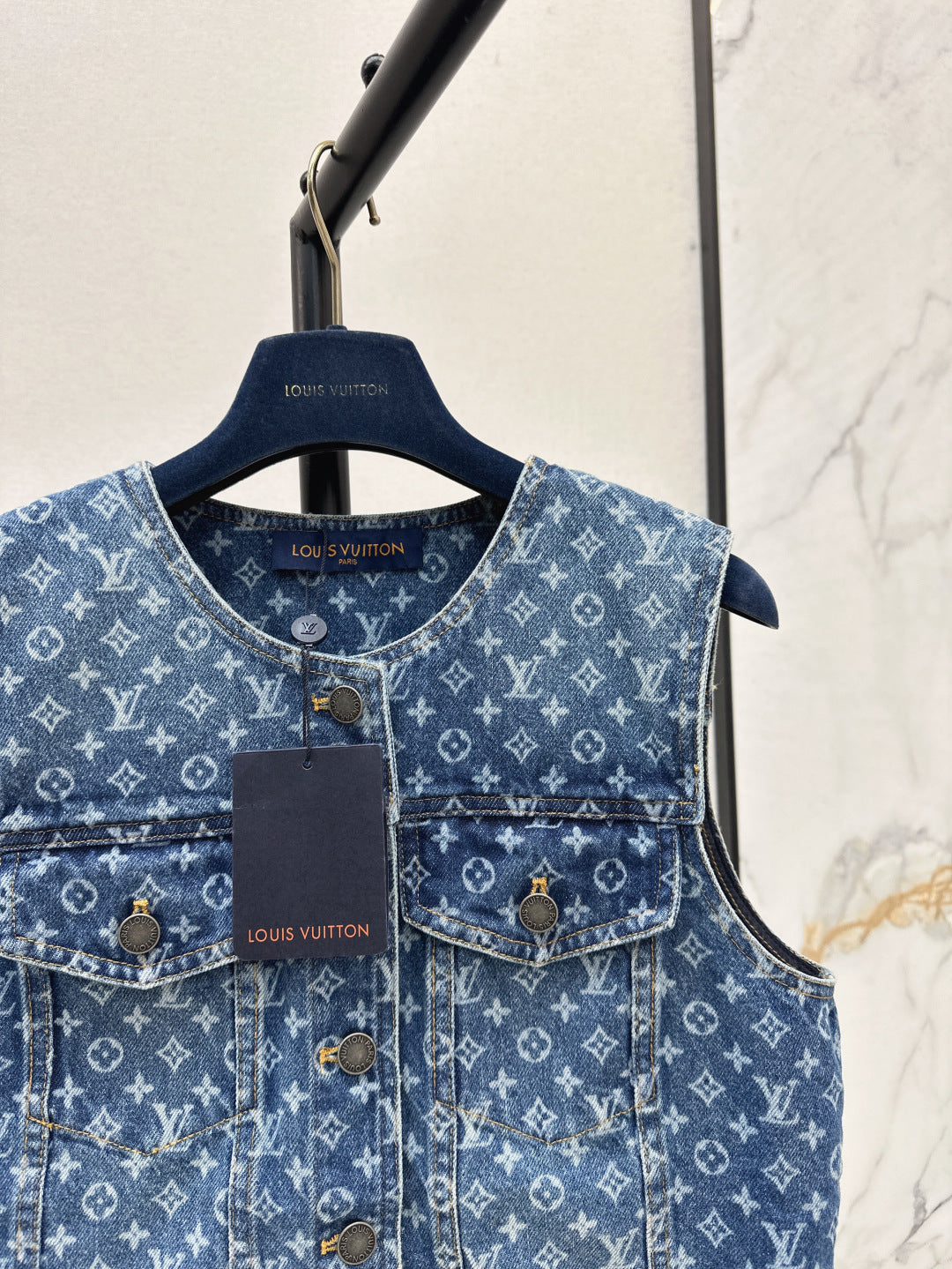 Louis 25fw denim vest
