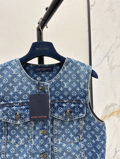 Louis 25fw denim vest