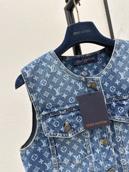 Louis 25fw denim vest