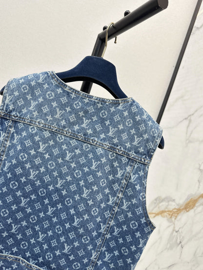 Louis 25fw denim vest