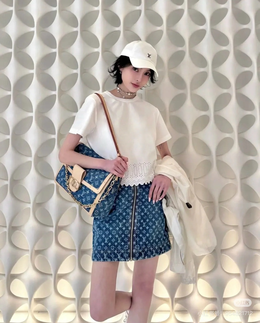 Louis 25fw jacquard skirt