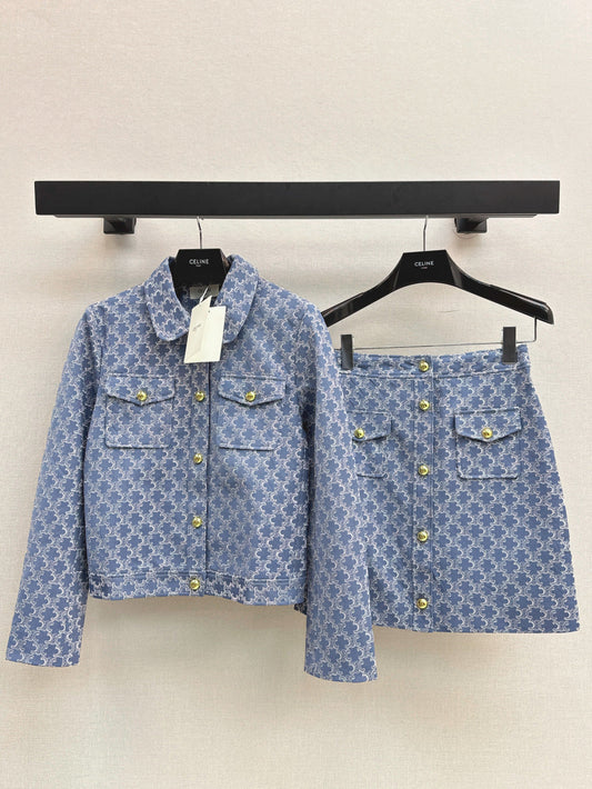 Celi 25fw denim suit
