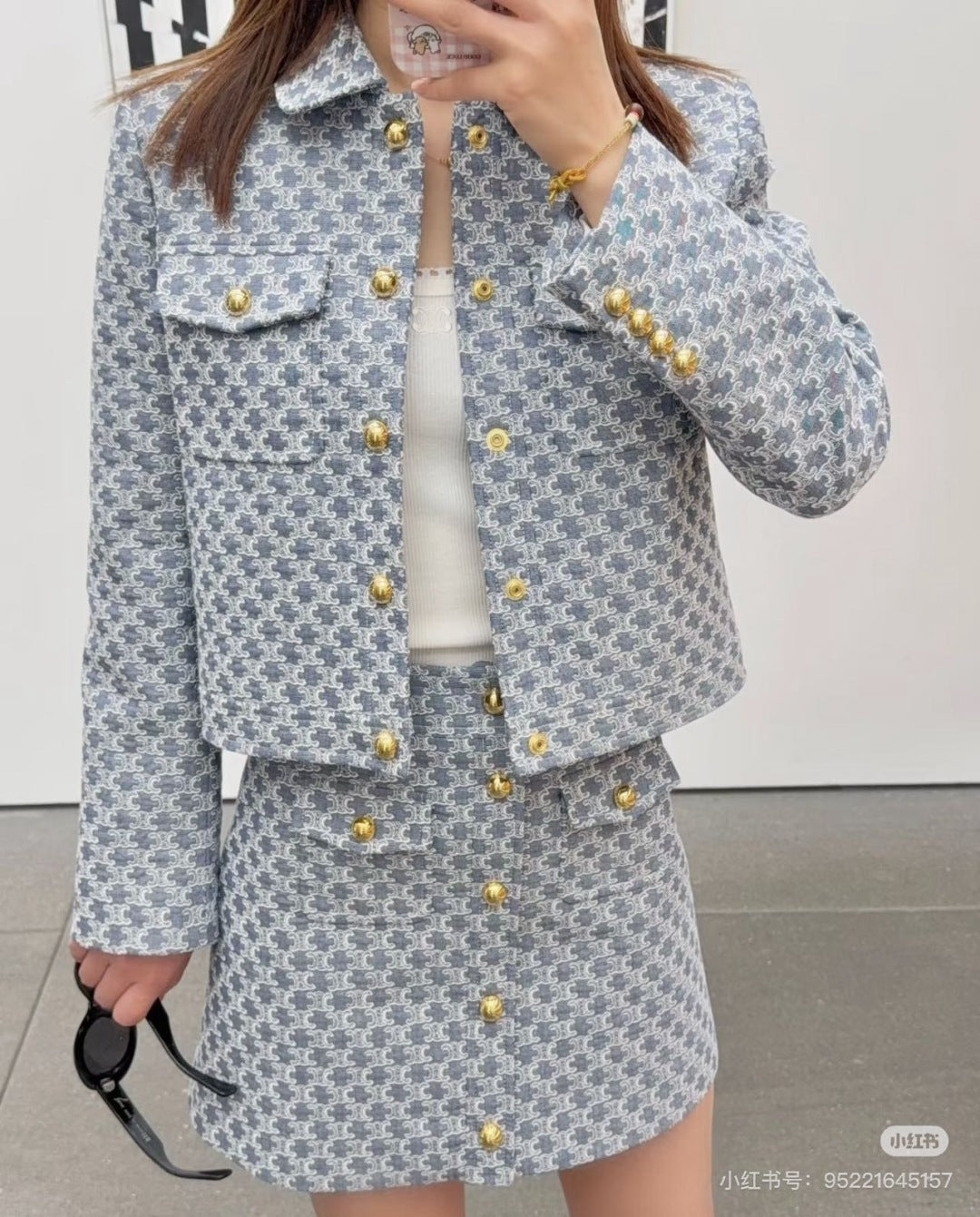 Celi 25fw denim suit