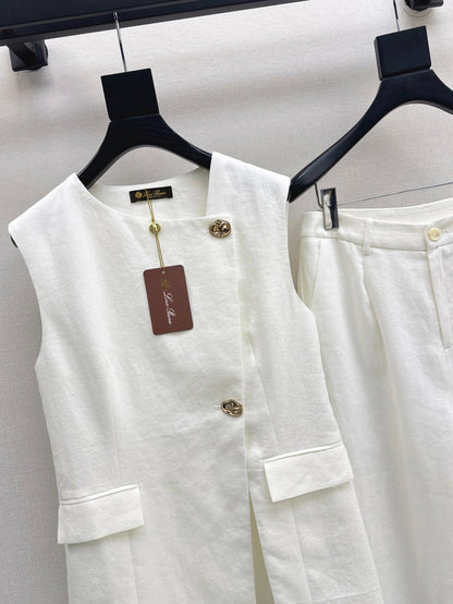 Loro 25ss linen suit