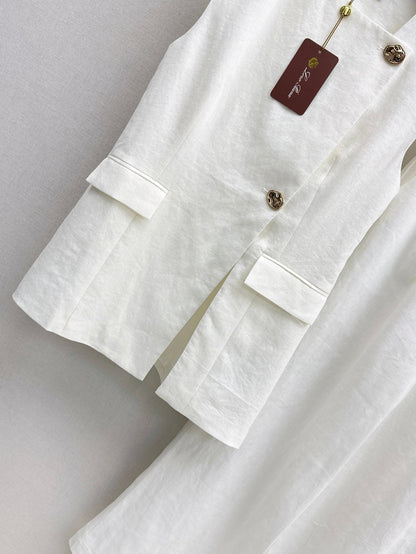 Loro 25ss linen suit