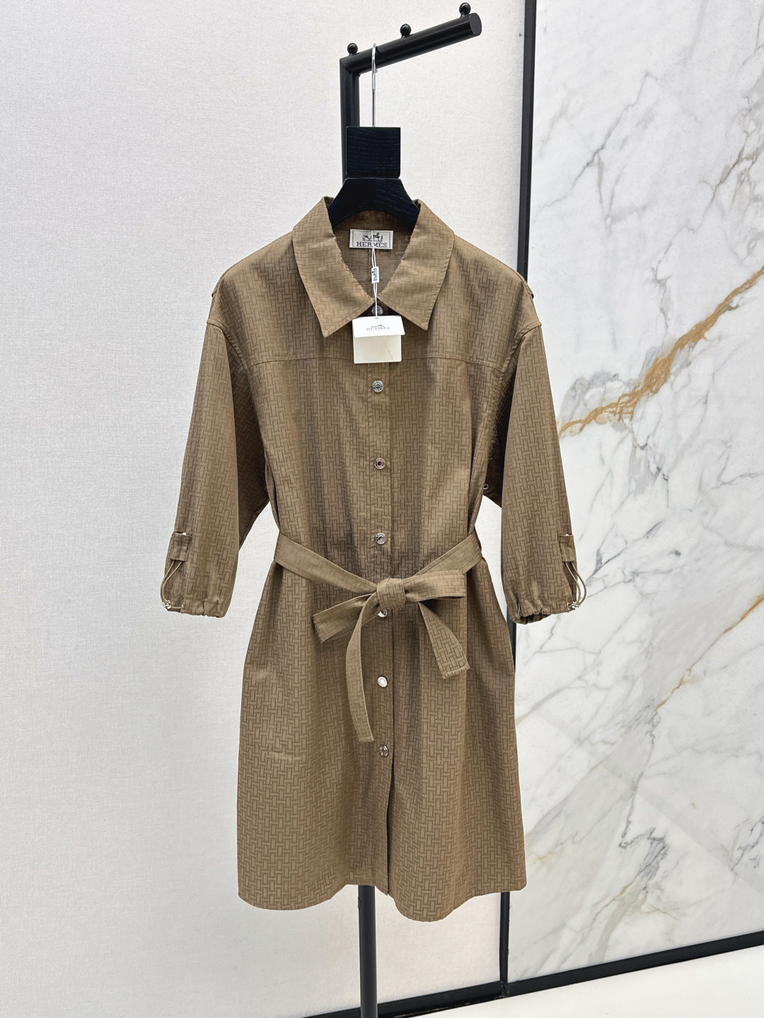 Herm 25fw jacquard dress
