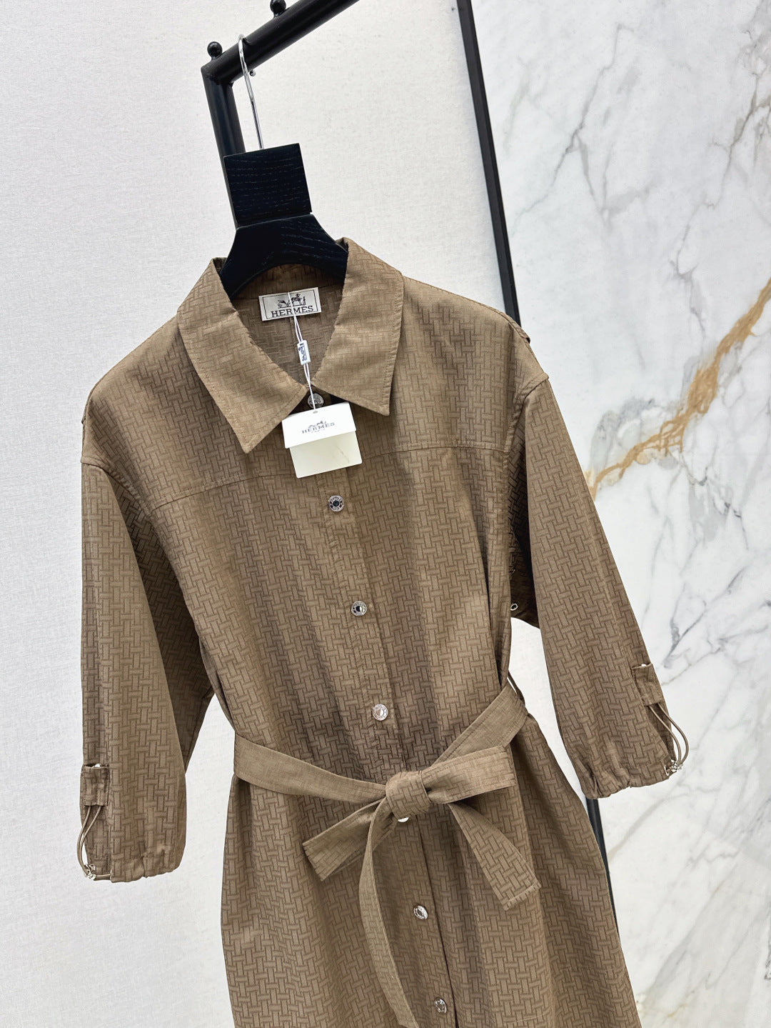 Herm 25fw jacquard dress