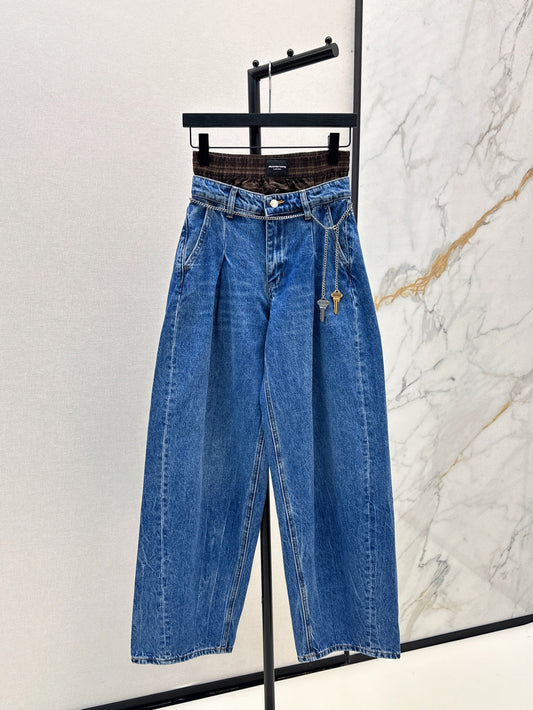 Wang 25fw patches jeans