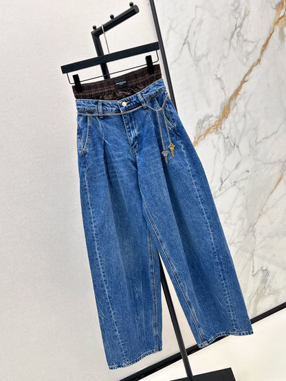 Wang 25fw patches jeans