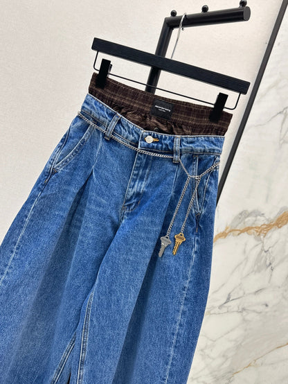 Wang 25fw patches jeans