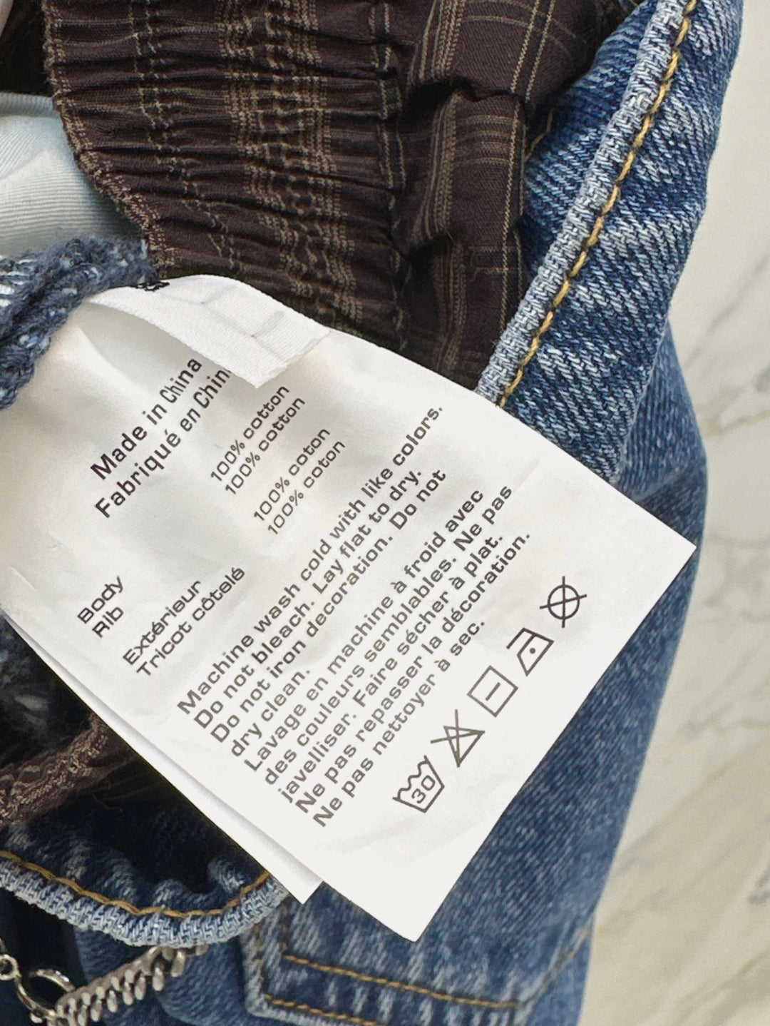 Wang 25fw patches jeans