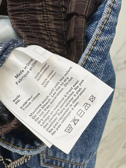 Wang 25fw patches jeans