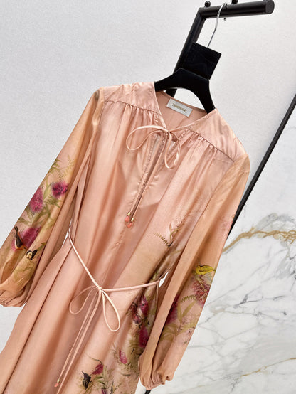 Zimm 25ss silk dress