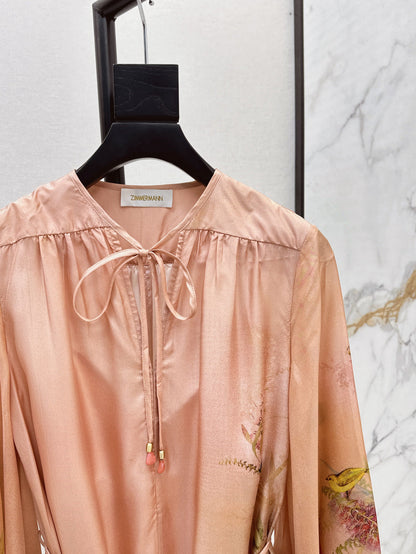 Zimm 25ss silk dress