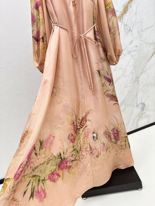 Zimm 25ss silk dress