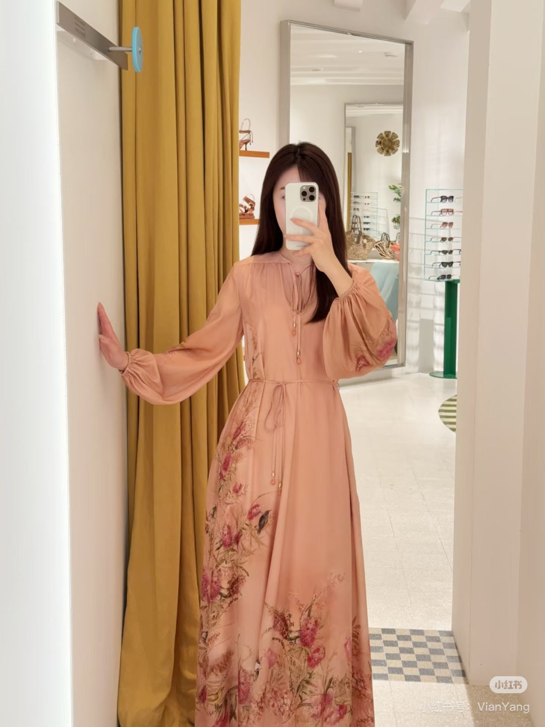 Zimm 25ss silk dress
