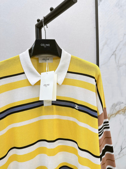 Celi 25fw knit polo shirt