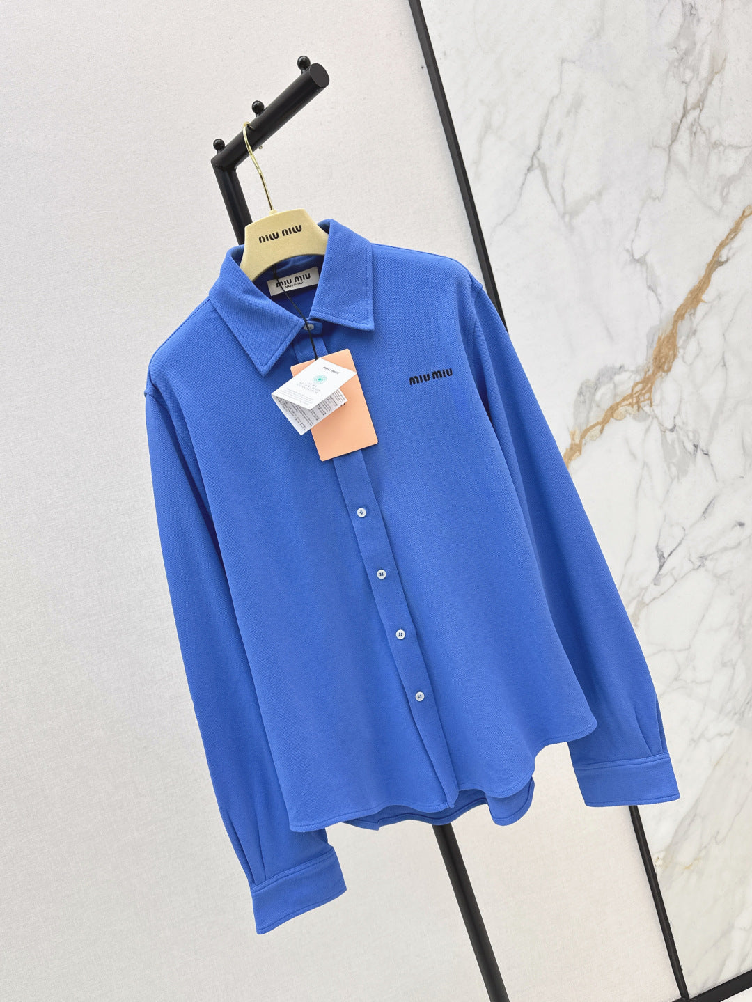 Miu 25fw embroidered shirt