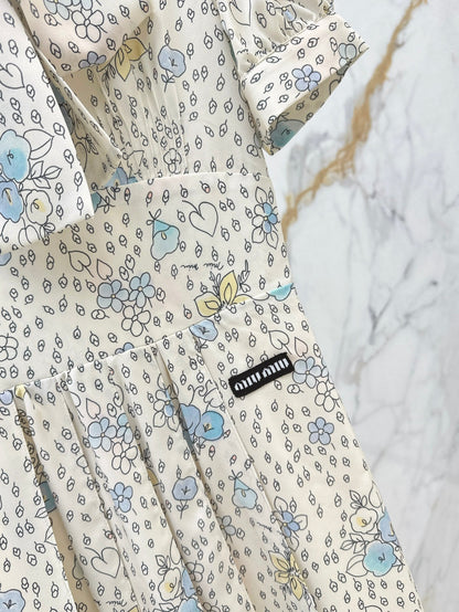 Miu 25ss print dress