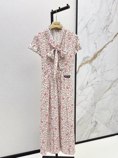 Miu 25ss print dress