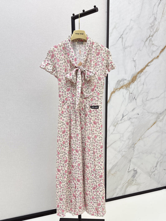 Miu 25ss print dress