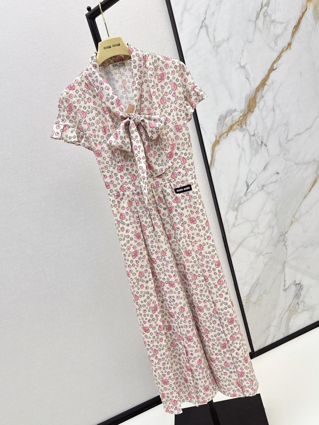 Miu 25ss print dress