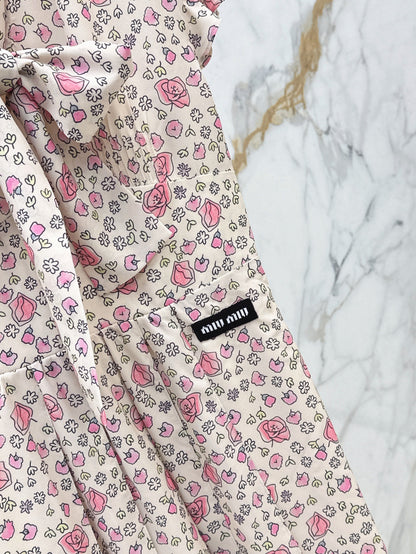 Miu 25ss print dress