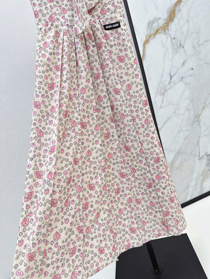 Miu 25ss print dress