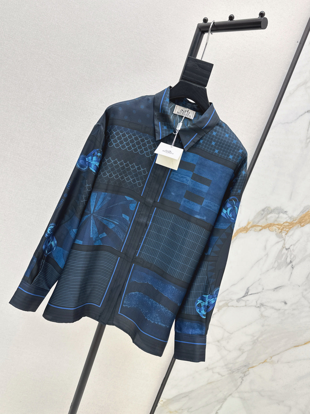 Herm 25ss silk shirt