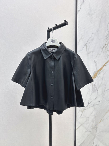 Loe 25fw leather jacket