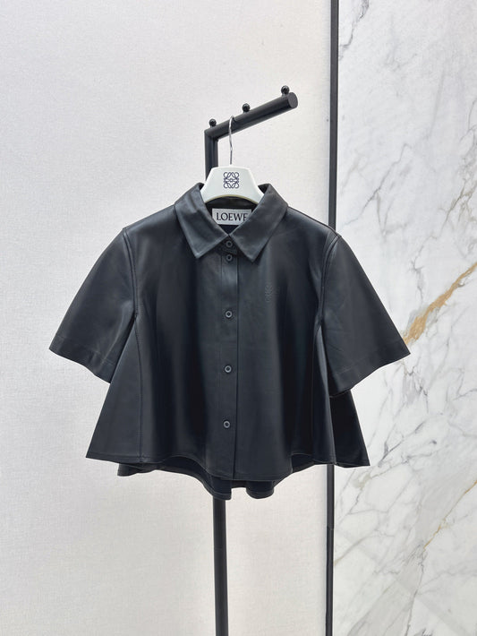 Loe 25fw leather jacket