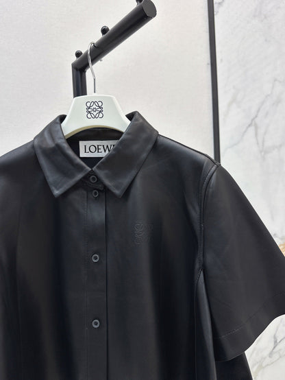 Loe 25fw leather jacket