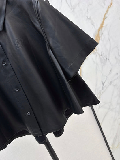 Loe 25fw leather jacket